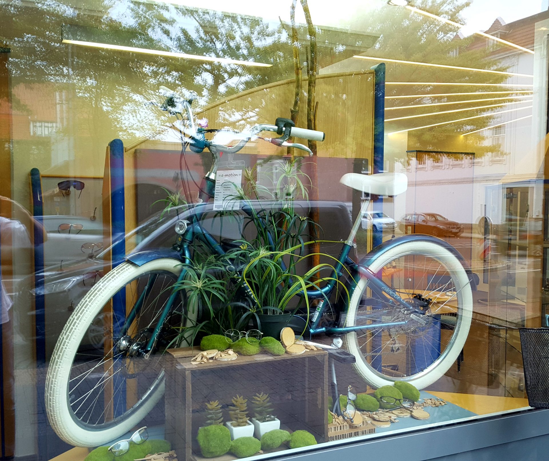 Brillendeko - Fahrrad "ab ins Grüne"